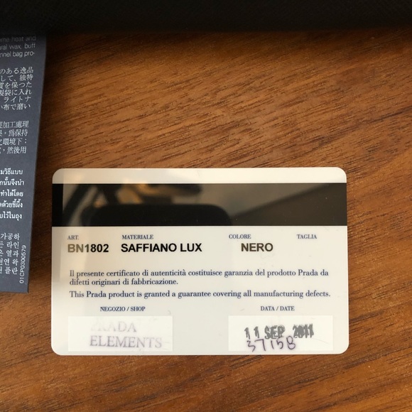 Prada Black Saffiano Lux Executive Tote Bag - Picture 2 of 8